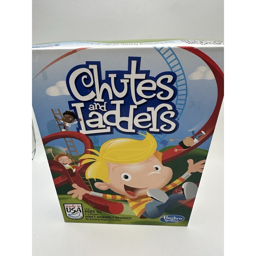 Hasbro Chutes and Ladders Board Game sealed made in USA